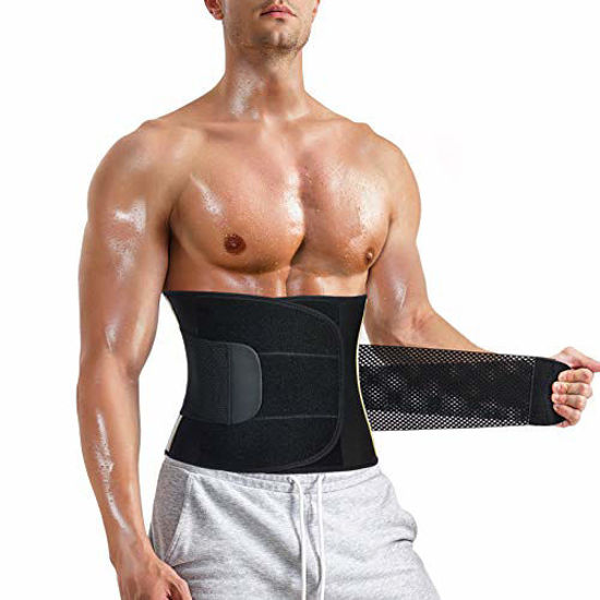 IRONSPORT Black Polyester Iron Sport Vested Slimmer Belt - Waist