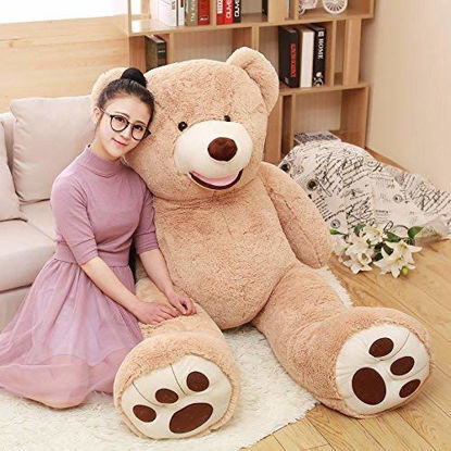 Picture of MorisMos Big Plush Giant Teddy Bear Premium Soft Stuffed Animals Light Brown,51 Inches