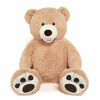 Picture of MorisMos Big Plush Giant Teddy Bear Premium Soft Stuffed Animals Light Brown,51 Inches