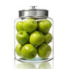 Picture of Anchor Hocking 2.5 Gallon Montana Glass Jar with Fresh Seal Lid, Brushed Metal, Set of 1