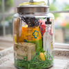 Picture of Anchor Hocking 2.5 Gallon Montana Glass Jar with Fresh Seal Lid, Brushed Metal, Set of 1