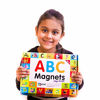 Picture of Pixel Premium Magnetic Letters for Kids - 142 ABC Alphabet Magnets for Preschool Toddlers - Letter Magnets with White Magnetic Board - Educational Fridge Magnets for Kids Refrigerator or Classroom
