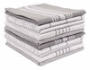 Picture of KAF Home Soho Kitchen Dish Towel Set of 10 | 18 x 28 Inch Tea Towels | Soft and Absorbent Mixed Set of Flat Towels (Gray)