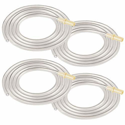 Picture of 4 Tubing for Medela Pump in Style Advanced Breast Pump Release After Jul 2006. in Retail Pack. Replace Medela Tubing #8007212, 8007156 & 87212. BPA Free. Made by Maymom