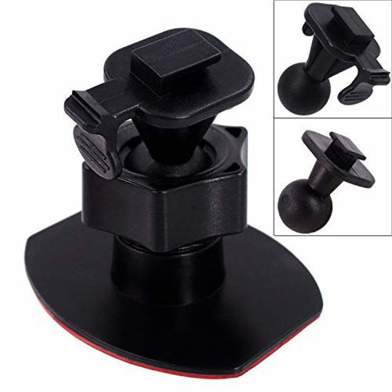 iSaddle CH02B Car Dash Camera Mount Holder for 3M Double Sided Adhesive Base Driving Video Recorder Windshield Dashboard Mount Holder for