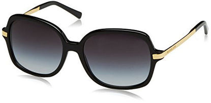 Picture of Michael Kors ADRIANNA II MK2024 Sunglasses 316011-57 - Black Frame, Light Grey MK2024-316011-57