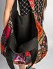 Picture of Hippie Handmade Shoulder Beach Bag Tote Boho Chic Patchwork Embroidered Purse Red Casual Everyday Roomy Laptop School Market