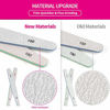 Picture of Nail File, Teenitor Gel nail file Set Professional Nail Buffer File Block Natural Manicure File Nail Polisher Washable Double Sided Grit 150/180/200/240/280/1000/4000 Buffer