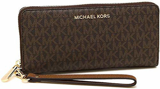 Picture of Michael Kors Women's Jet Set Travel Wallet No Size (Brown/Acorn)