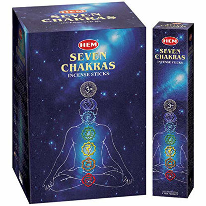 Picture of 7 Chakra Hem Incense Sticks -35 Sticks Pk (12/Box) (Standard Version)
