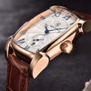 Picture of BENYAR Watch for Men 5114M Square 3ATM Waterproof Leather Simple Quartz Business Fashion Casual Classic Retro Rectangle Watches