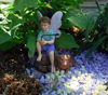 Picture of "Gone Fishin'" Miniature Fairy Garden Boy Fishing w/ Dog Figurine