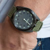Picture of 22mm Army Green - BARTON Canvas Quick Release Watch Band Straps - Choose Color & Width - 18mm, 19mm, 20mm, 21mm, 22mm, 23mm, or 24mm