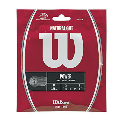 Picture of Wilson Sporting Goods 17 Gauge Natural Gut Tennis String
