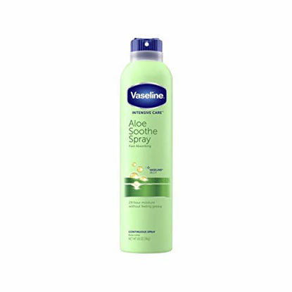 Picture of Vaseline Spray and Go Moisturizer in Aloe Fresh, 6.5 Ounce
