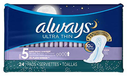Picture of Always Pads Ultra Thin Size 5-24 Count (2 Pack)