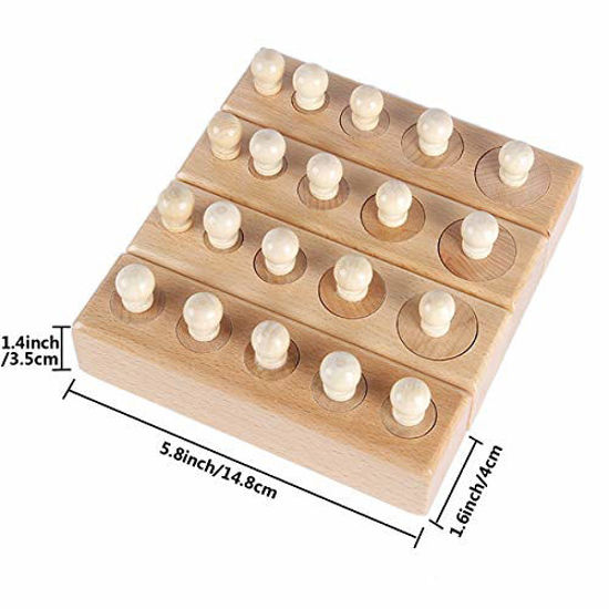 GetUSCart- Thoth Montessori Knobbed Cylinder Socket Montessori ...