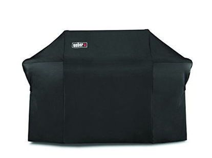Picture of Weber 7109 Grill Cover with Storage Bag for Summit 600-Series Gas Grills,Black