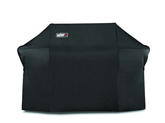 Picture of Weber 7109 Grill Cover with Storage Bag for Summit 600-Series Gas Grills,Black
