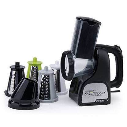 Picture of Presto 02970 Professional SaladShooter Electric Slicer/Shredder, Black