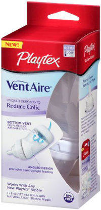 Picture of Playtex VentAire Advanced Wide Bottle, 6 Ounce,Colors May Vary (Discontinued by Manufacturer)
