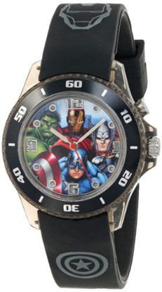 Picture of Marvel The Avengers Kids' AVG3508 Watch with Black Rubber Band