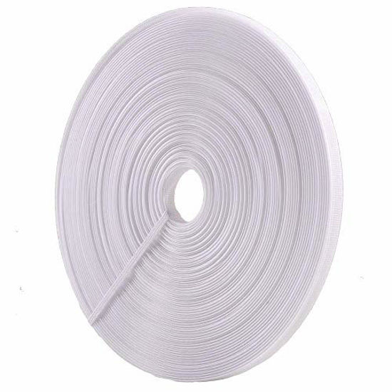 Picture of 50 Yards Polyester Boning for Sewing - Sew-Through Low Density Boning for Corsets, Nursing Caps, Bridal Gowns, (10mm Wide, White)