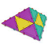 Picture of Geometiles 3D Building Set for Learning Math, Includes Many Online Activities,32-pc, Made in USA (Triangle/Rectangle)