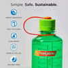 Picture of Nalgene Tritan Narrow Mouth BPA-Free Water Bottle, Trout Green, 32 oz