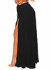 Picture of LIENRIDY Women's Swimsuit Cover Up Summer Beach Wrap Skirt Swimwear Bikini Cover-ups Black Long S-M