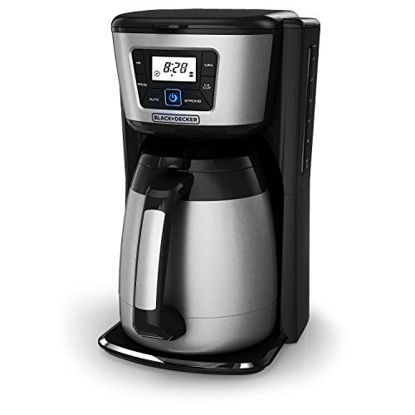 Picture of BLACK+DECKER 12-Cup Thermal Coffeemaker, Black/Silver, CM2035B