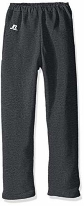 Picture of Russell Athletic Boys Dri-Power Fleece Sweatshirts, Hoodies & Sweatpants, Sweatpants-black heather, L