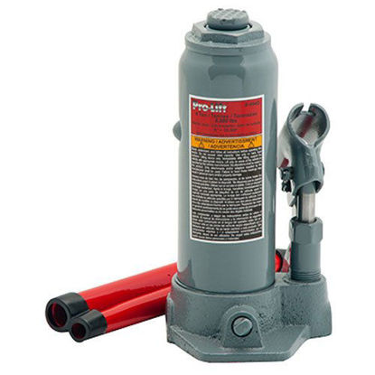 Picture of Pro-Lift B-004D Grey Hydraulic Bottle Jack - 4 Ton Capacity