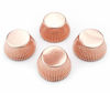 Picture of Gifbera Rose Gold Foil Cupcake Liners Standard Baking Cups Muffin Wrappers for Wedding Birthday, 200-Count