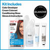 Picture of Revlon Total Color Permanent Hair Color, Clean and Vegan, 100% Gray Coverage Hair Dye, 40 Dark Brown, 3.5 oz