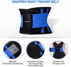 Picture of SHAPERX Women Waist Trainer Belt Waist Trimmer Belly Band Slimming Body Shaper Sports Girdles Workout Belt, SZ8002-Blue-XL