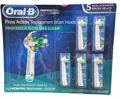 Picture of Oral B Floss Action Replacement Brush Heads, 5 Count