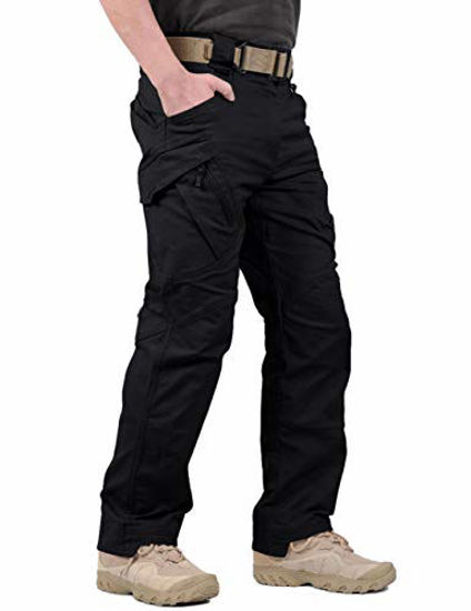 Mens Fashion Slim Fit Military Pocket Pants Outdoor Cargo Trousers Workwear  Pant | eBay