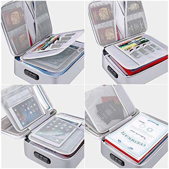 GetUSCart ENGPOW File Storage Bags,Fireproof Document Organizer Bag