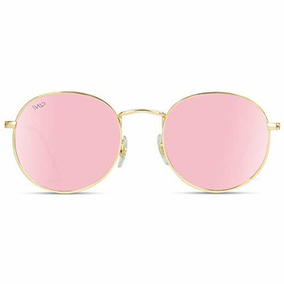 Picture of WearMe Pro - Reflective Lens Round Trendy Sunglasses
