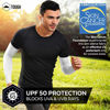 Picture of UV Protection Cooling Arm Sleeves - UPF 50 Long Sun Sleeves for Men & Women. Perfect for Cycling, Driving, Running, Basketball, Football & Outdoor Activities. Performance Stretch & Moisture Wicking