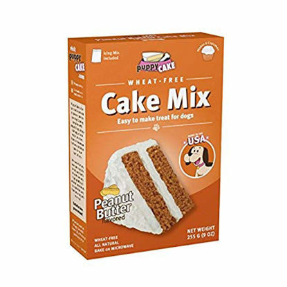 Picture of Puppy Cake Wheat-Free Peanut Butter Cake Mix and Frosting for Dogs