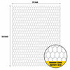 Picture of BSTOOL Chicken Wire Net for Craft Projects,3 Sheets Lightweight Galvanized Hexagonal Wire 13.7 Inches x 40 Inches x 0.63 Inch Mesh,with One Mini Wire Cutting Pliers-10 Feet(3 Sheets)