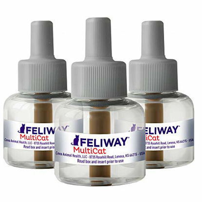 Picture of FELIWAY CEVA Animal Health Multicat Feliway Refill (3 Pack), Basic (D89410B-3)