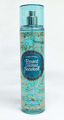 Picture of Bath and Body Works Holiday Traditions Frosted Coconut Snowball Body Mist. 8 Oz