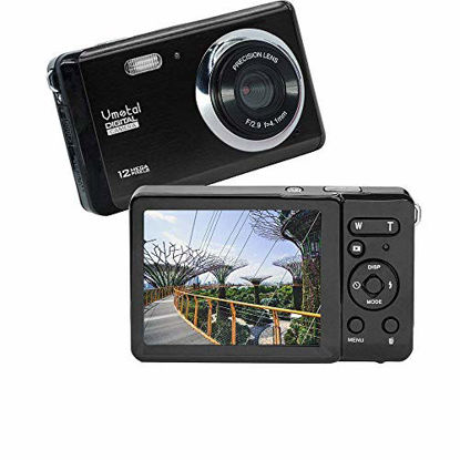 Picture of HD Mini Digital Camera with 2.8 Inch TFT LCD Display, Digital Point and Shoot Camera Video Camera Student Camera, Indoor Outdoor for Kids/Beginners/Seniors (Black)