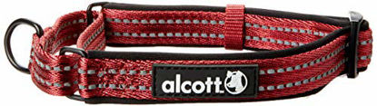 Picture of Alcott Martingale Collar with Reflective Stitching & Neoprene Padding, Medium, Red