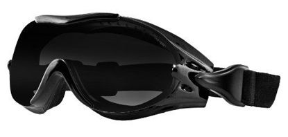 Picture of Bobster Phoenix OTG Interchangeable Goggles, Black Frame/3 Lenses (Smoked, Amber and Clear)