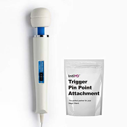 Picture of Original Magic Wand by Vibratex with IntiMD Trigger Pin Point Attachment