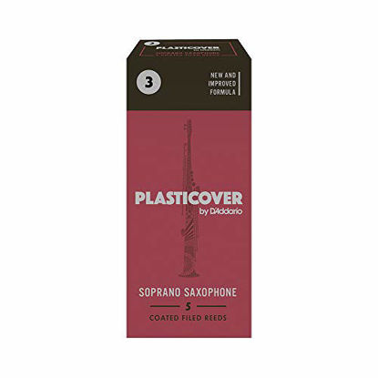 Picture of Rico Plasticover Soprano Sax Reeds, Strength 3.0, 5-pack